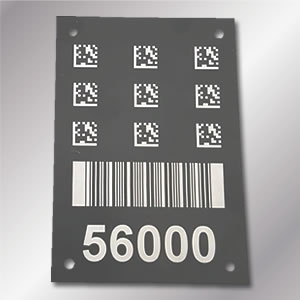 QR Code Baskılı Alüminyum Etiket 